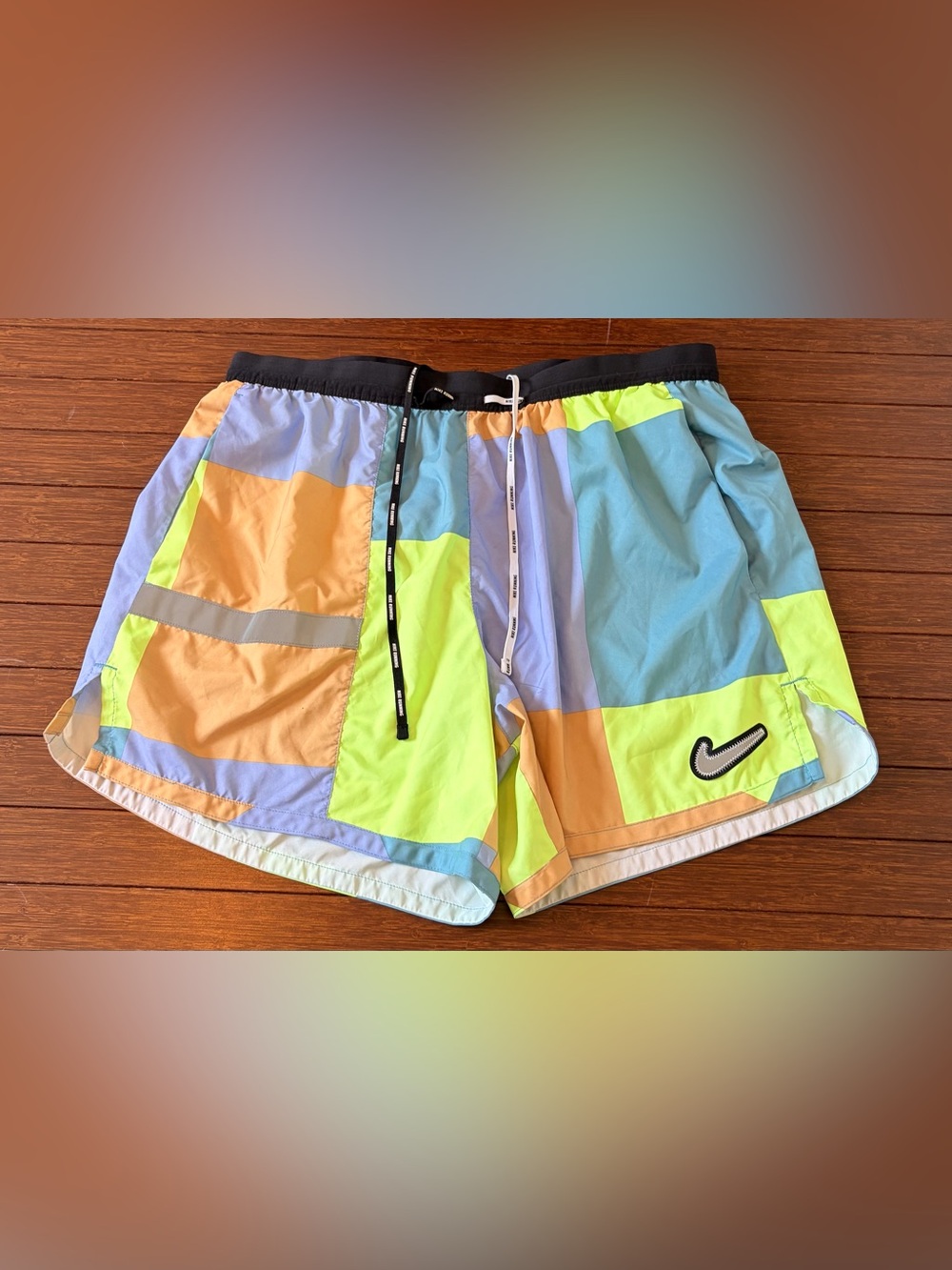 NIKE MENS FLEX UNLINED RUNNING SHORTS 5" SZ XL WILD RUN - Picture 1 of 4